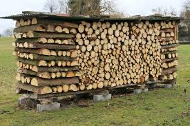 Rangement pour bois avec palette de bois  Bois de chauffage, Range bois  intérieur, Rangement bois de chauffage